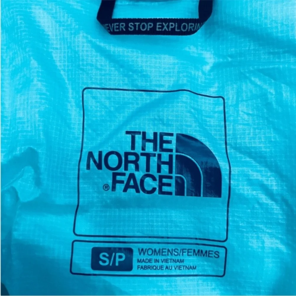 The North Face teal/navy blue primaloft waterproof jacket size small - Picture 12 of 12